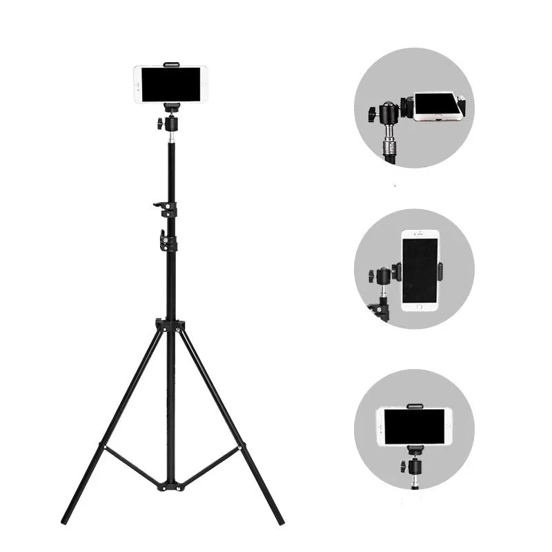 Tripod for iPhones and Smartphones, Extendable, Ring light