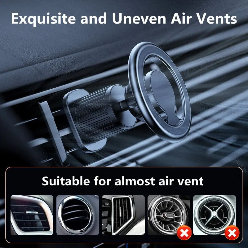 Magnetic Car Phone Holder Stand Magnet Car Mount Support GPS Mobile Bracket in Car For Macsafe iPhones