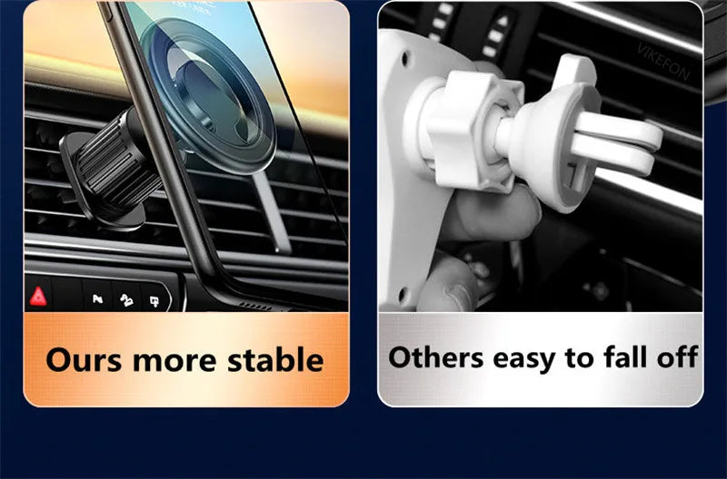 Magnetic Car Phone Holder Stand Magnet Car Mount Support GPS Mobile Bracket in Car For Macsafe iPhones