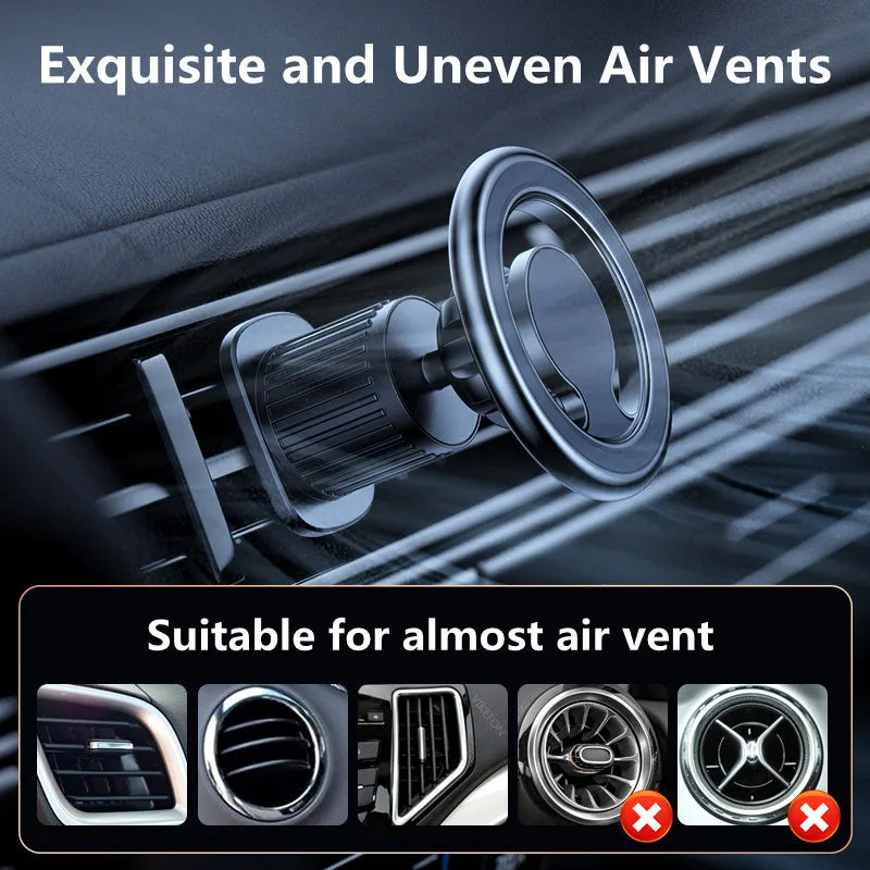 Magnetic Car Phone Holder Stand Magnet Car Mount Support GPS Mobile Bracket in Car For Macsafe iPhones
