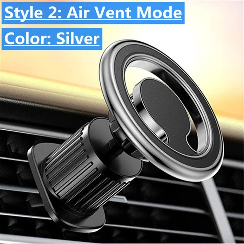 Magnetic Car Phone Holder Stand Magnet Car Mount Support GPS Mobile Bracket in Car For Macsafe iPhones