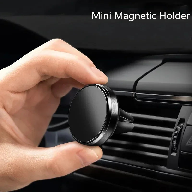 Magnetic Car Phone Holder Air Vent Magnet Smartphone Mobile Stand Cell GPS Support For iPhone 14 13 12 XR
