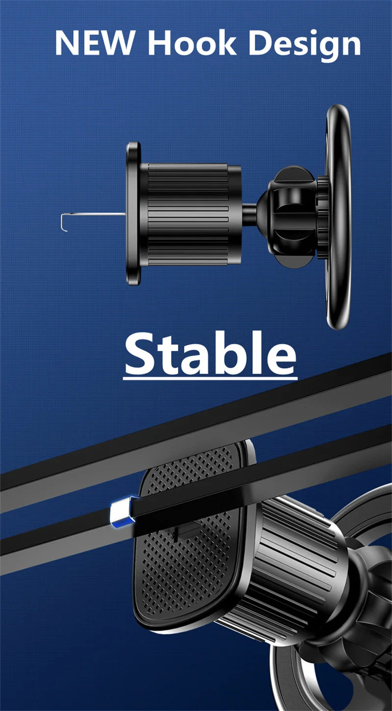 Magnetic Car Phone Holder Stand Magnet Car Mount Support GPS Mobile Bracket in Car For Macsafe iPhones