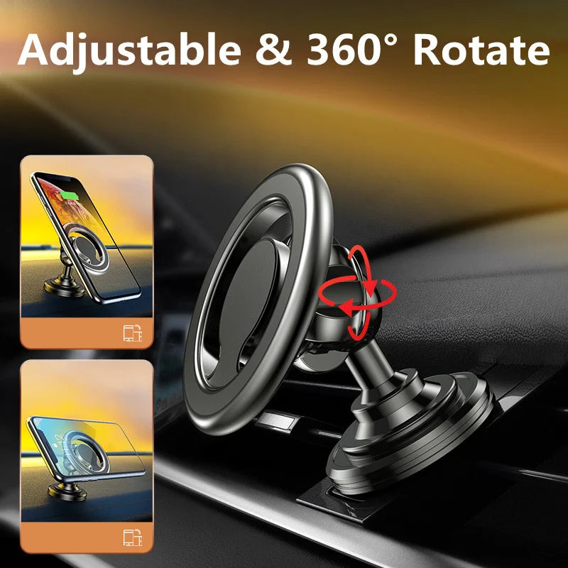 Magnetic Car Phone Holder Stand Magnet Car Mount Support GPS Mobile Bracket in Car For Macsafe iPhones