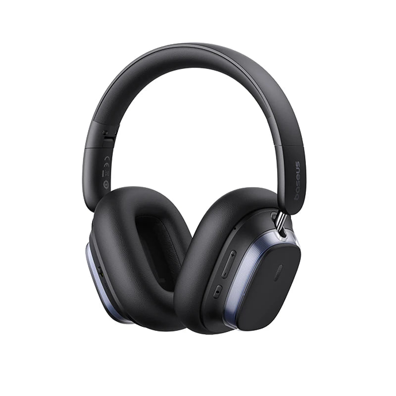 Baseus Bowie H1s Wireless Headphones Bluetooth 5.4 Noise Canceling 46dB Over Ear Headset Hi-Res Spatial Audio Earphone 120H Time
