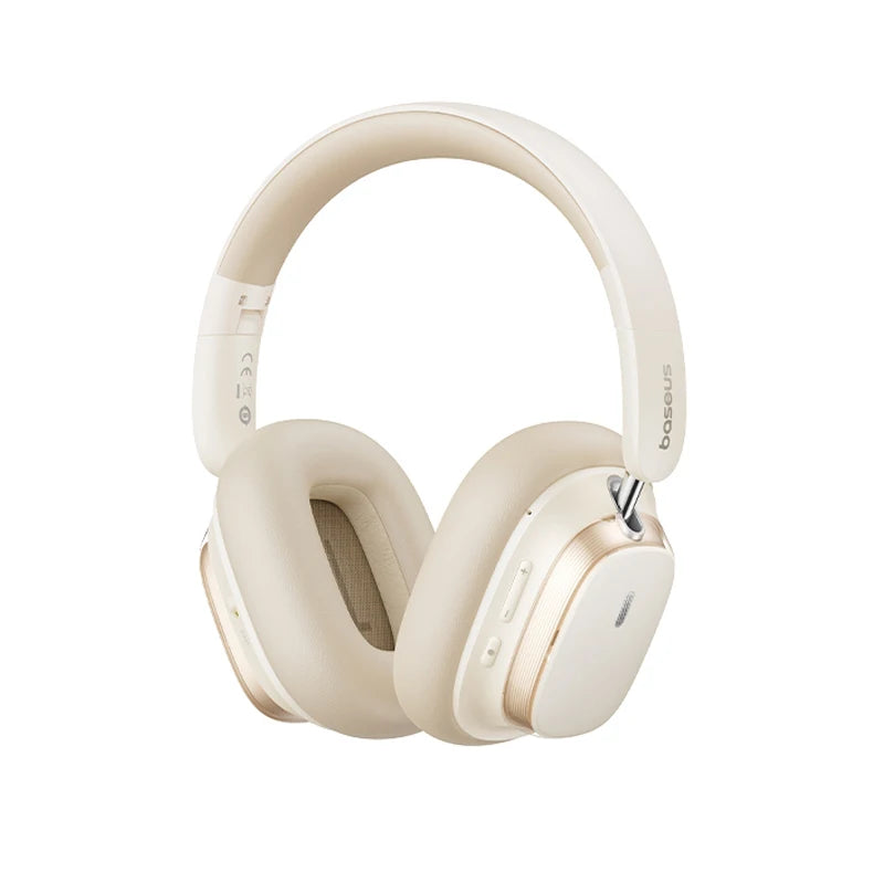 Baseus Bowie H1s Wireless Headphones Bluetooth 5.4 Noise Canceling 46dB Over Ear Headset Hi-Res Spatial Audio Earphone 120H Time
