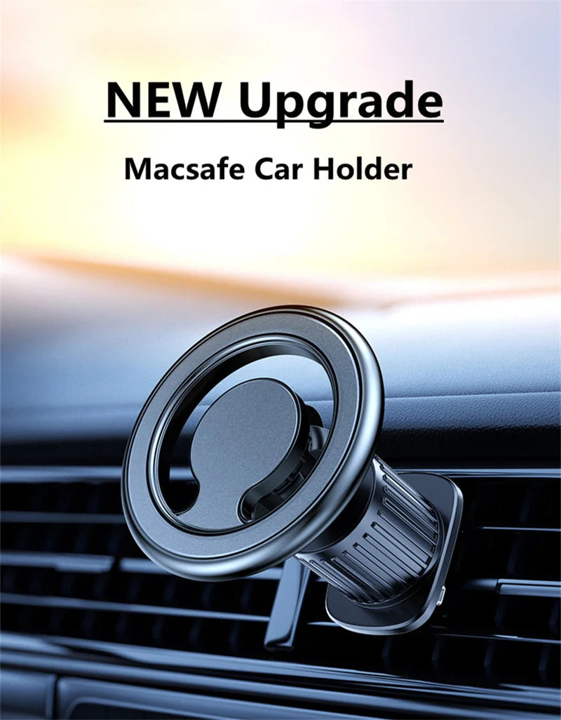 Magnetic Car Phone Holder Stand Magnet Car Mount Support GPS Mobile Bracket in Car For Macsafe iPhones