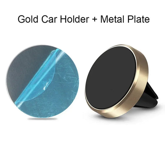 Magnetic Car Phone Holder Air Vent Magnet Smartphone Mobile Stand Cell GPS Support For iPhone 14 13 12 XR