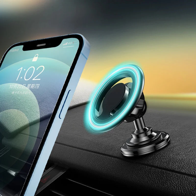 Magnetic Car Phone Holder Stand Magnet Car Mount Support GPS Mobile Bracket in Car For Macsafe iPhones
