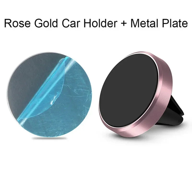 Magnetic Car Phone Holder Air Vent Magnet Smartphone Mobile Stand Cell GPS Support For iPhone 14 13 12 XR