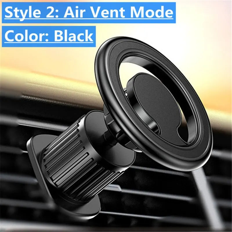 Magnetic Car Phone Holder Stand Magnet Car Mount Support GPS Mobile Bracket in Car For Macsafe iPhones
