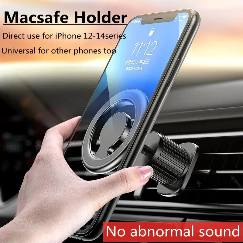 Magnetic Car Phone Holder Stand Magnet Car Mount Support GPS Mobile Bracket in Car For Macsafe iPhones