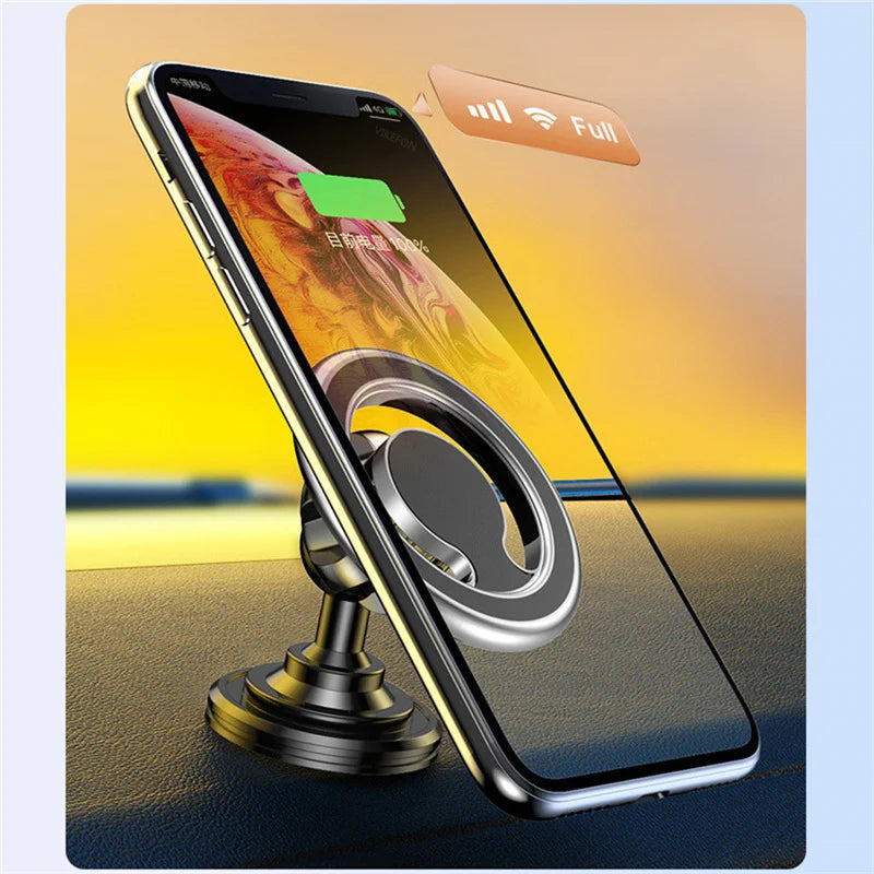 Magnetic Car Phone Holder Stand Magnet Car Mount Support GPS Mobile Bracket in Car For Macsafe iPhones