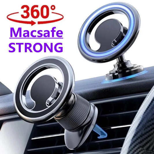 Magnetic Car Phone Holder Stand Magnet Car Mount Support GPS Mobile Bracket in Car For Macsafe iPhones